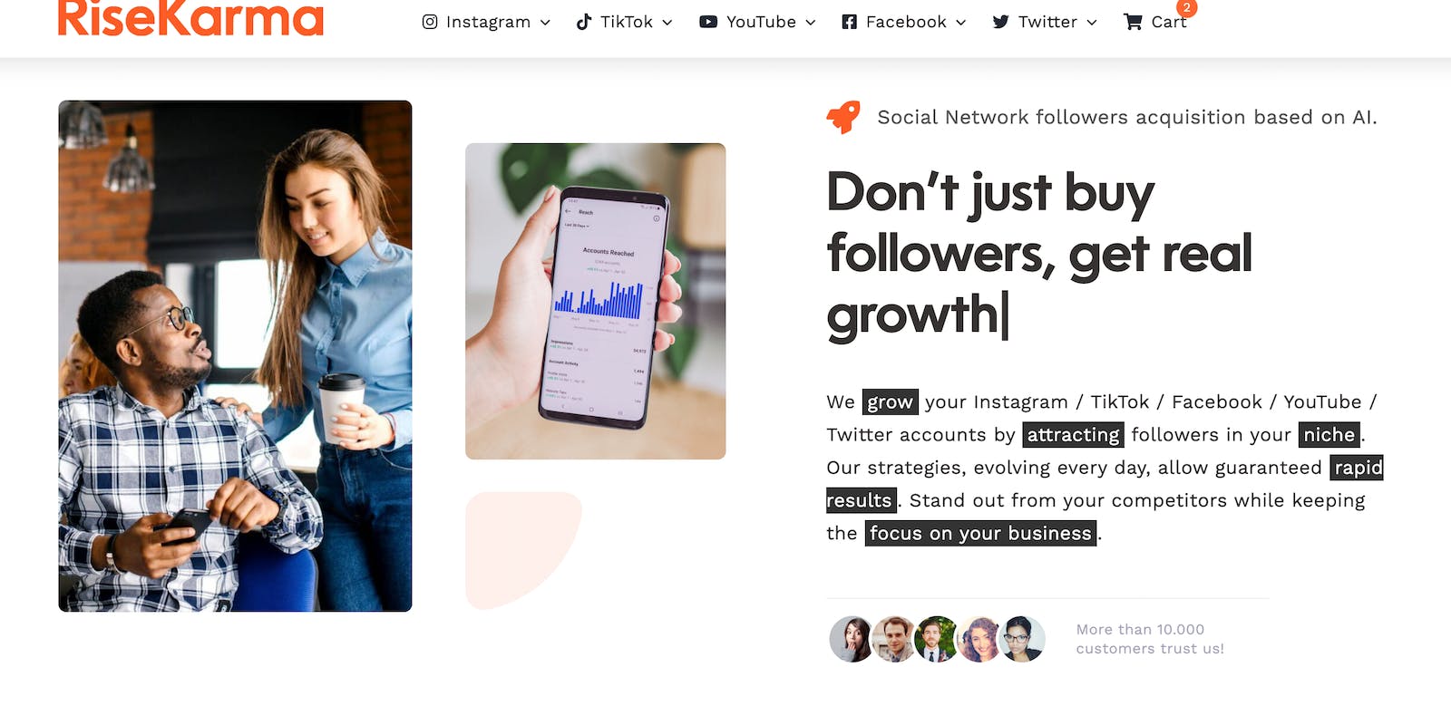 RiseKarma screenshot